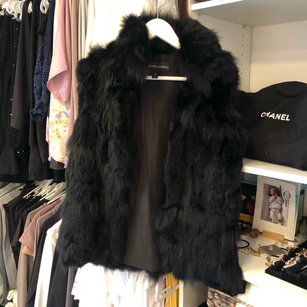 Real Fox + Rabbit Fur Vest